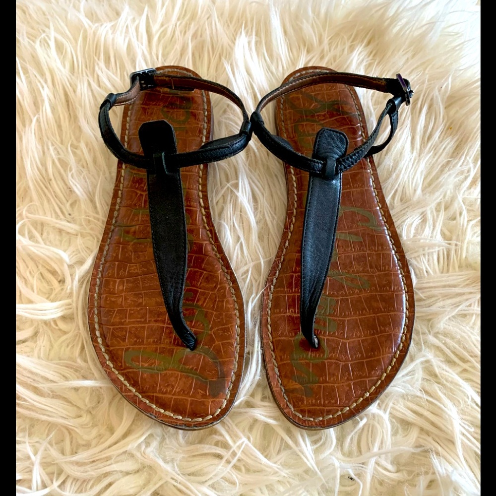 (SOLD) Sam Edelman gigi black thong sandals - Picture 5 of 9